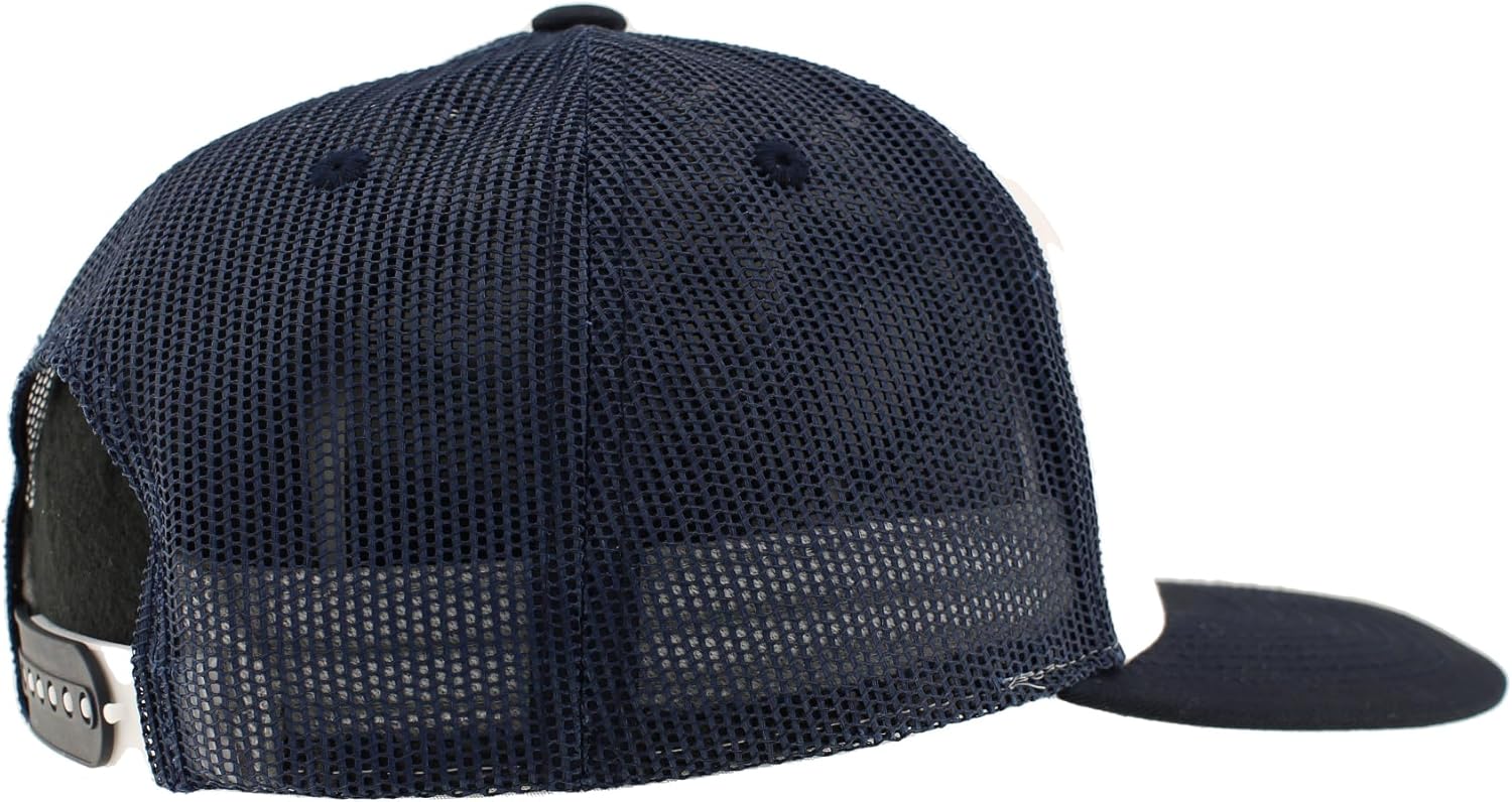 ZHATS Standard NCAA Officially Licensed Trucker Hat Dakota Patch Brick White, One Size - Image 6