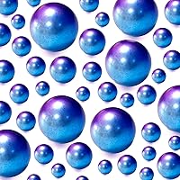 Vista 18 de 100 Piezas de Perlas Flotantes Sin Agujero para Jarrones y 500 PIEZAS para Flotar, Cuentas Flotantes para Centro de Mesa, Decoración del Hogar, Mesa