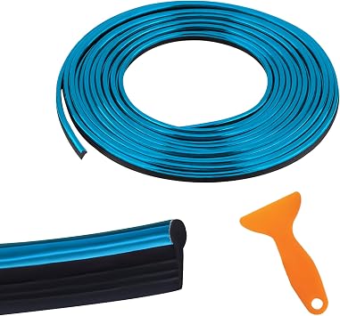 Car Interior Moulding Trim Strips, Car Mods, Flexible Interior Trim Accessories with Installing Tool, Universal Car Decoration Pinstriping Filler Insert Strips for Most Vehicles SUVs Trucks