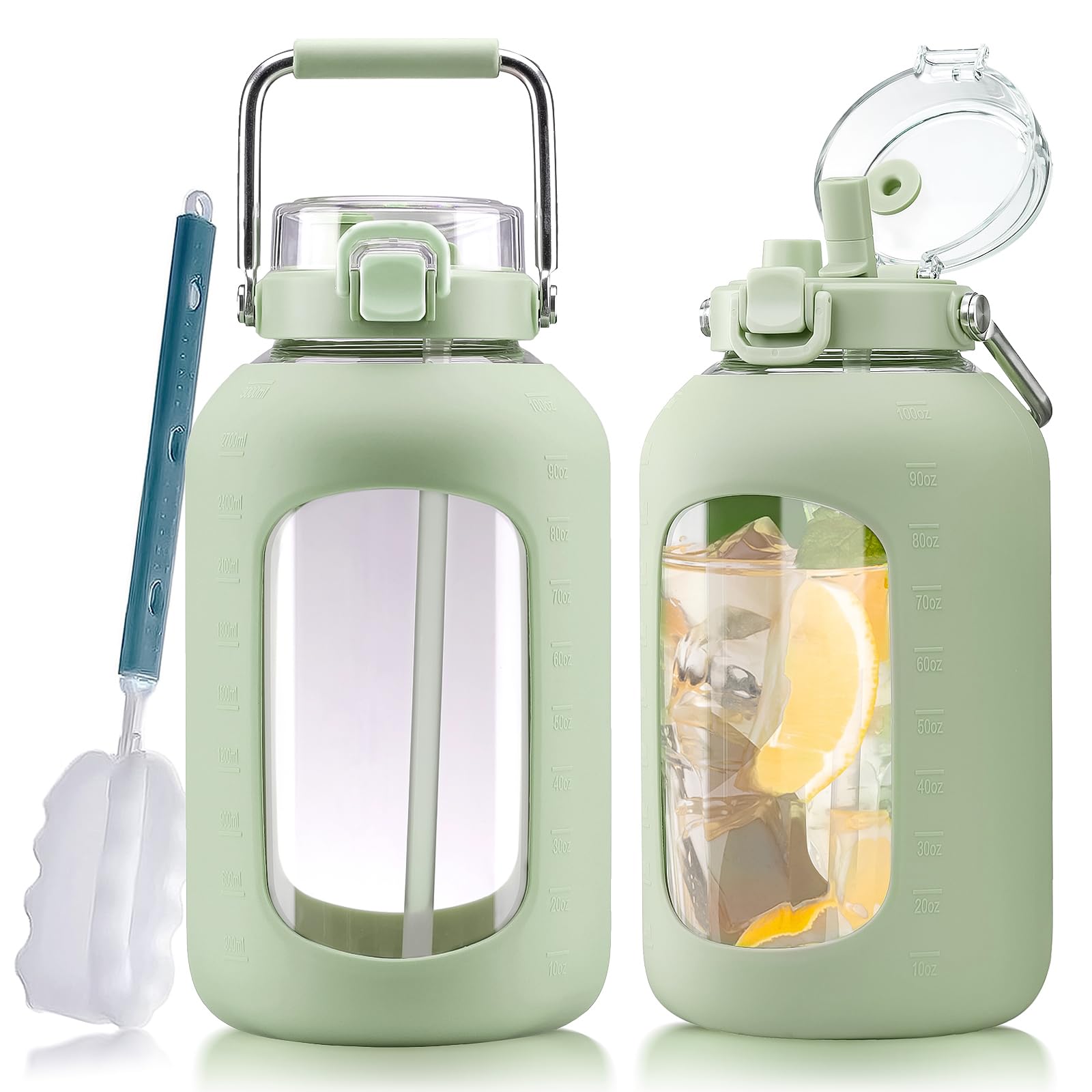 WINSA Large Glass Water Bottle
