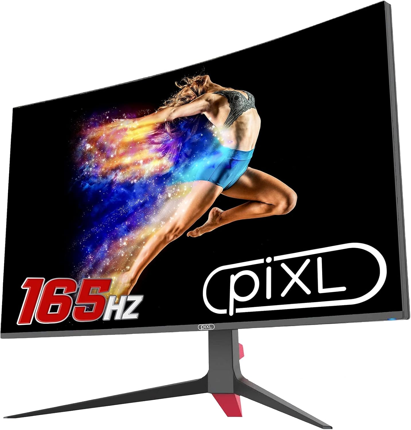 piXL 32″ 144Hz/ 165Hz Curved HDR G-Sync Compatible 5ms Frameless Gaming Monitor with FreeSync, DisplayPort & HDMI