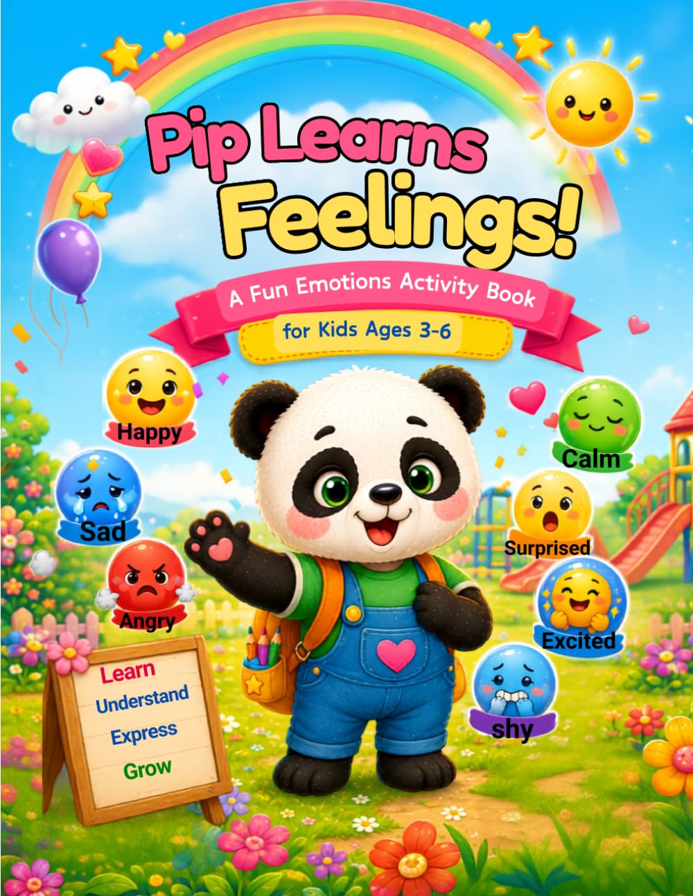 Pip Learns Feelings: A Social Emotional Learning Activity Book for Kids Ages 3–6 to Explore Emotions and Build Healthy Coping Skills (Pip’s Adventure)