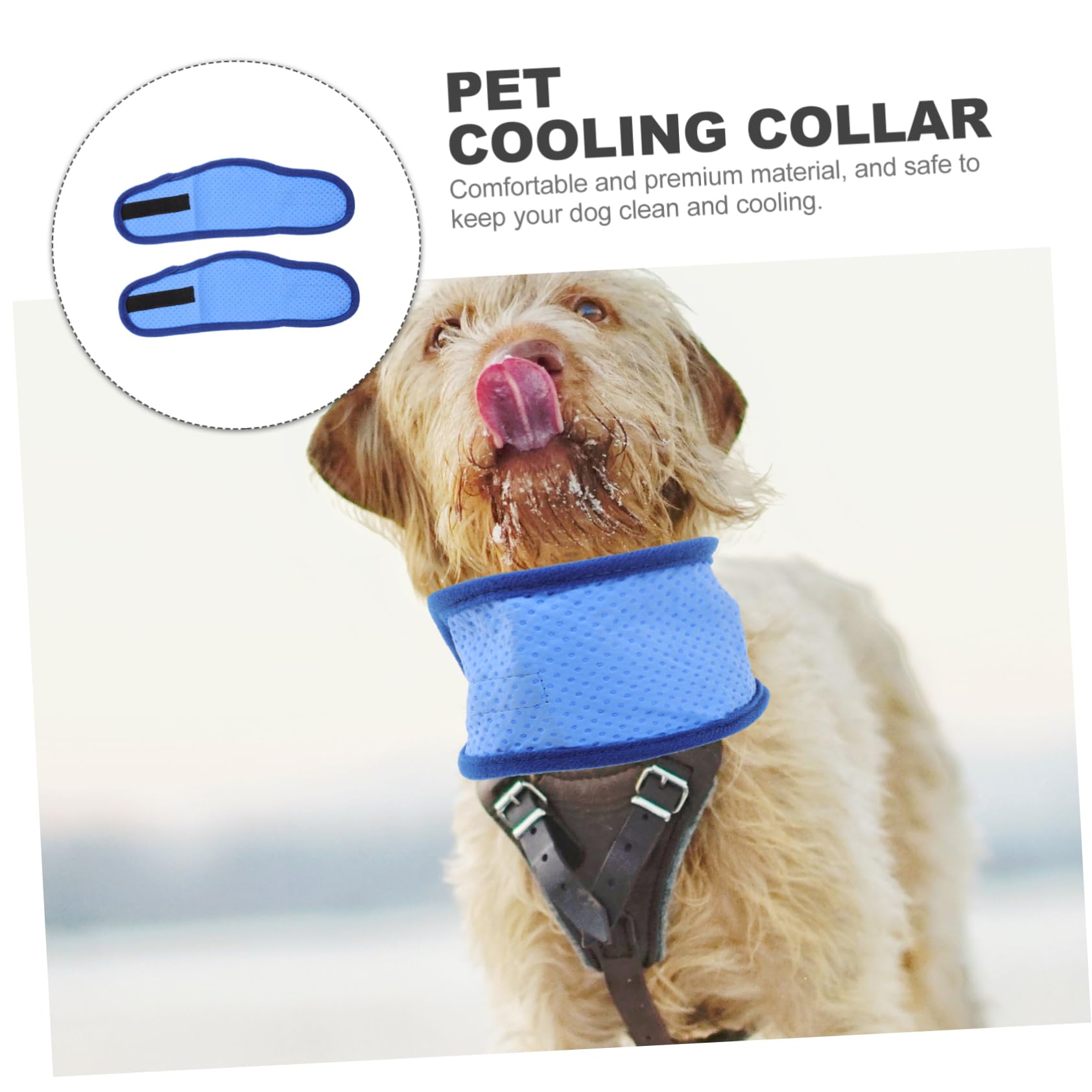 BESPORTBLE 6stücke Hundekühlbandana Für Sommer Kühlende Halsbinde Für EIS-halskragen Hitzelinderung -zubehör