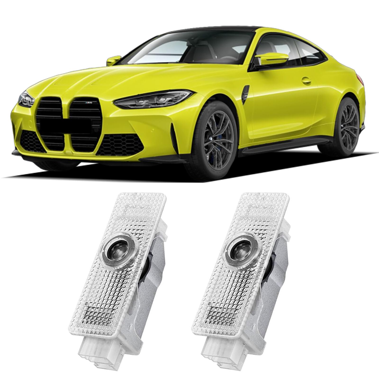 LED per portiera auto, luce di benvenuto, proiettore con logo, sensore