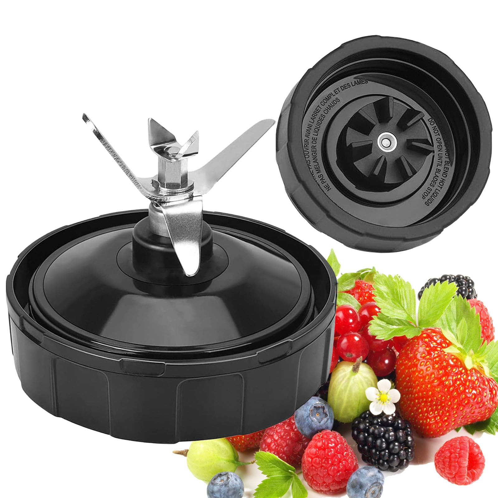 Ninja Blender Replacement Blade, Blender Replacement Parts Fins Extractor  Blade Assembly Compatible with BL480-30 BL640-30 BL642-30 BN401 BN751