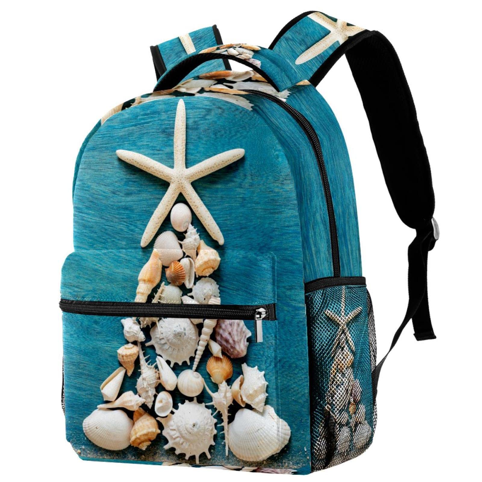 Mochila para portátil estilo océano ergonómica contra el dolor de espalda 7