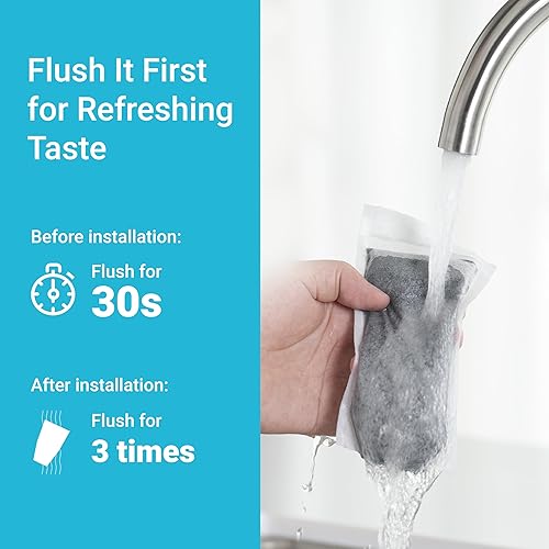 Miniatura 7 de AQUA CREST Repuesto para filtro recargable Brita, sistema de filtración de agua recargable Brita, menos plástico, reemplaza 1,800 botellas de agua