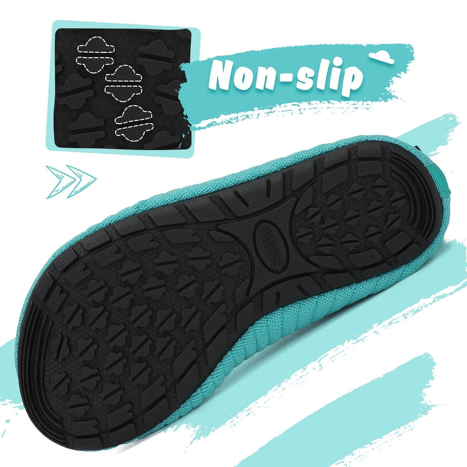 SAGUARO Pantofole per Bambini Unisex Scarpe a Magli per Primavera e Estive - Antiscivolo & Leggero