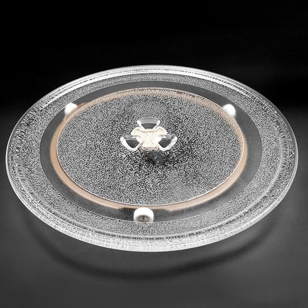 Ipetboom Support de Plateau Tournant en Verre pour Micro-ondes 18,9 Cm, Anneau de Roulement à Roulettes 1,4 Cm, Accessoire de Remplacement pour Four à Micro-ondes, Pièce Détachée Pratique