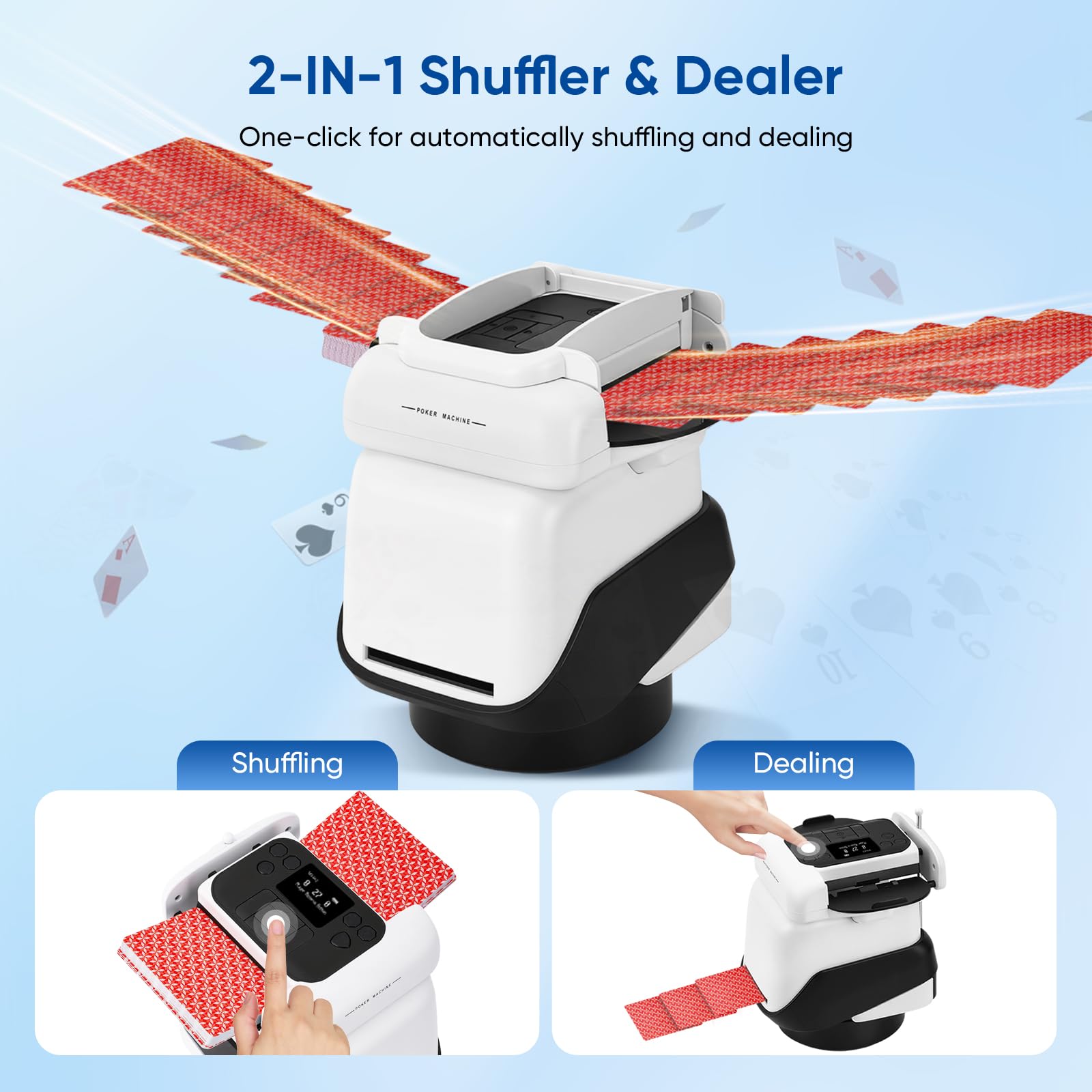 Miscelatore e Distributore di Carte Automatico 2 in 1