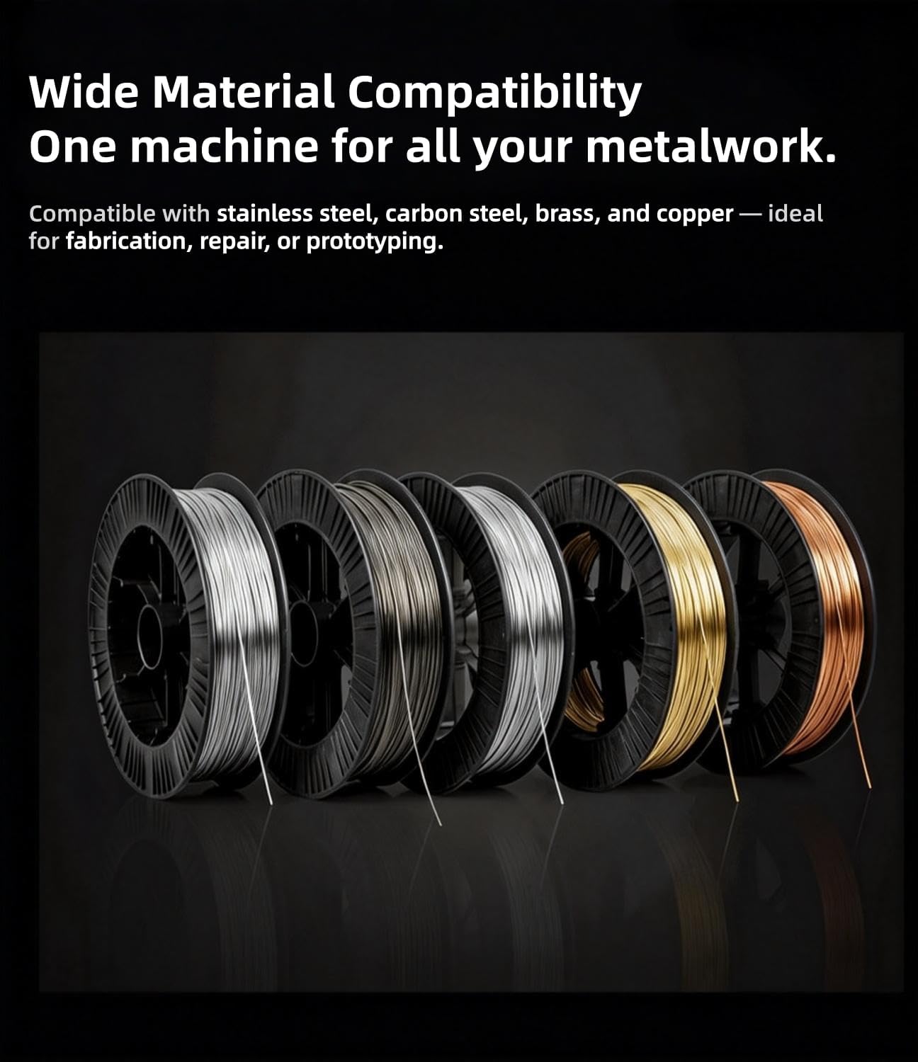 Dual Wire Feeder for X1 Pro – Compatible with X1 Pro, Up to 7mm Welds, Graphene Feed Tubes, Single/Dual Wire Switching, 120W High-Torque Motor