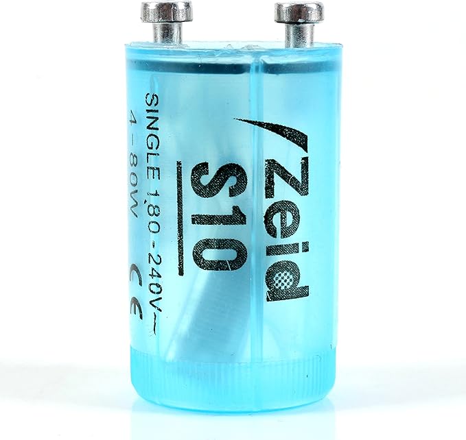 10x S10 Fluorescent Tube Light Starters for use with 4W80W Tubes 240V