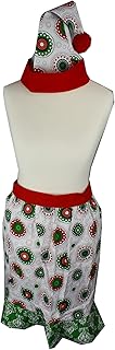 Ladelle "Christmas Set fartuch w1 / fartuch kuchenny/fartuch kuchenny/fartuch do pieczenia/fartuch bożonarodzeniowy + czapka