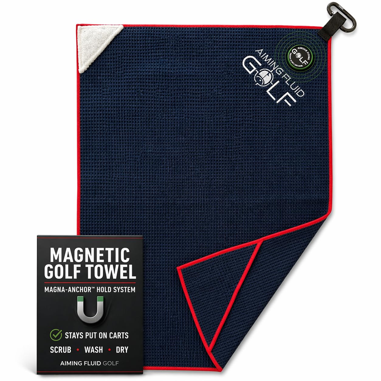 Aiming Fluid Golf Magnetic Towel