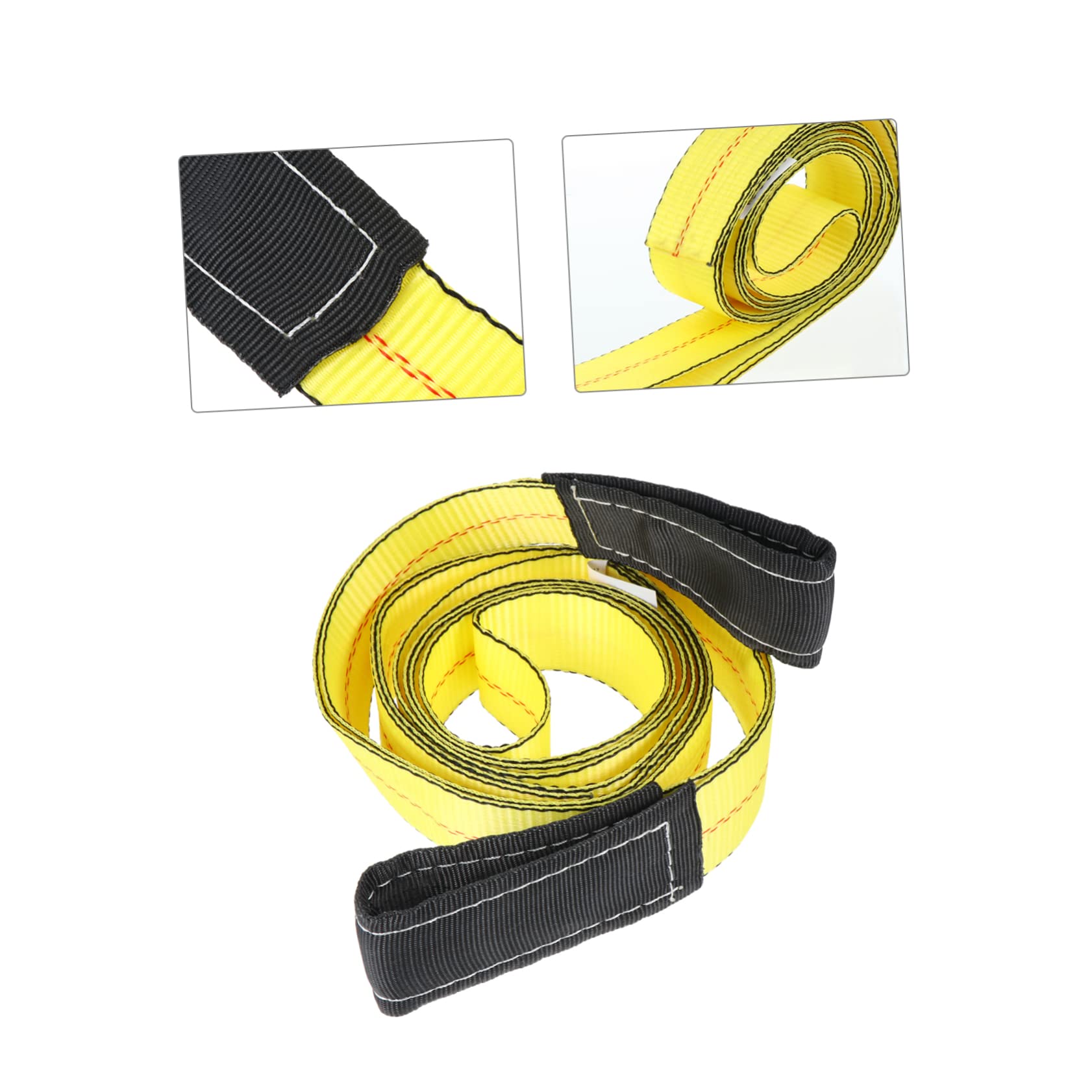 VALICLUD 2 Stück Flaches Hebeband aus Polyester Zurrschlaufen 50cm Abriebfest und Korrosionsbeständig für BAU und Hebearbeiten