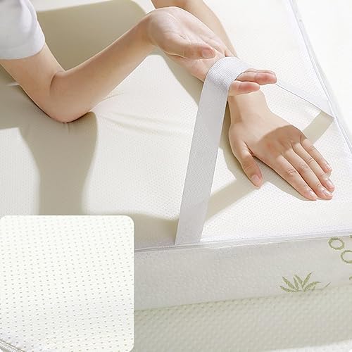 Miniatura 8 de Cubrecolchón refrescante tamaño Queen, 3Cm5Cm7Cm Gel Memory Foam Topper, cubrecolchón de cama de firmeza media con funda extraíble y lavable,