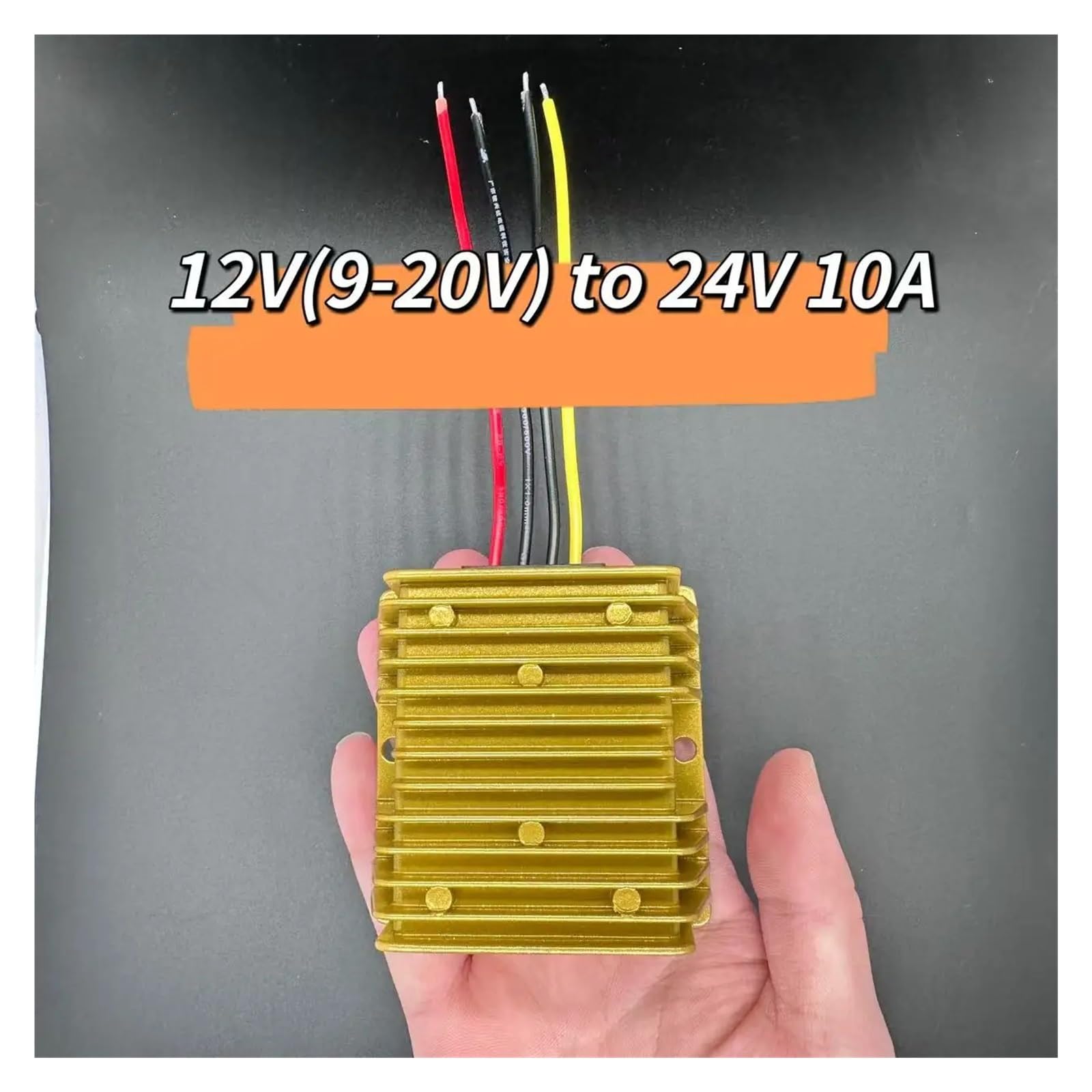 12V to 24V Voltage Power DC-DC Boost Converter, 9V-20V Input, 24V 10A, 120W/240W/480W Output
