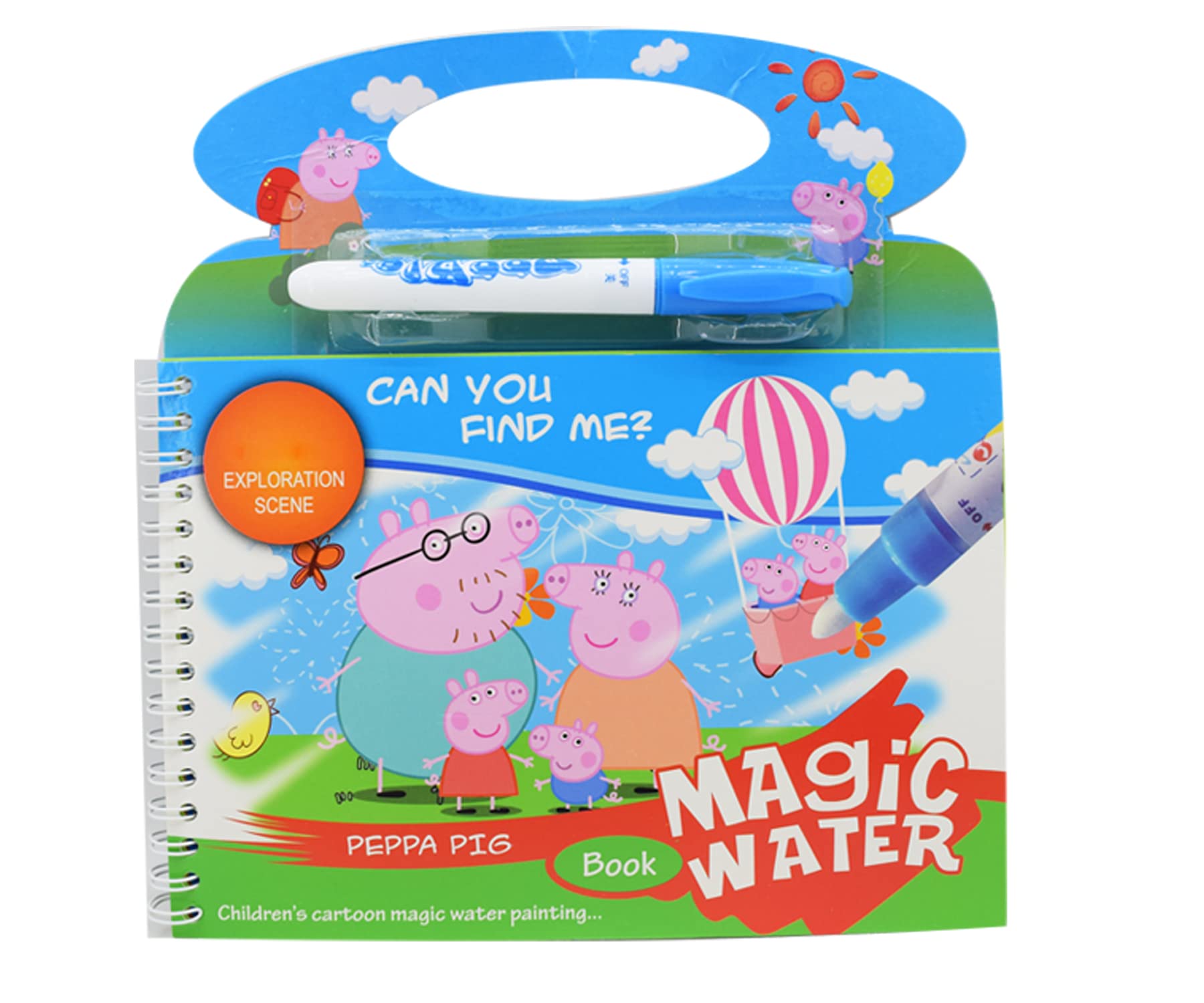 Asera Pig Theme Reusable Magic Water Painting Book Magic Doodle Pen Kids Coloring Doodle Drawing Board Games Child Educational Toy Magic Book Water Painting for Kids (1Pc) (B09RV15XC4) Amazon Price History, Amazon Price Tracker