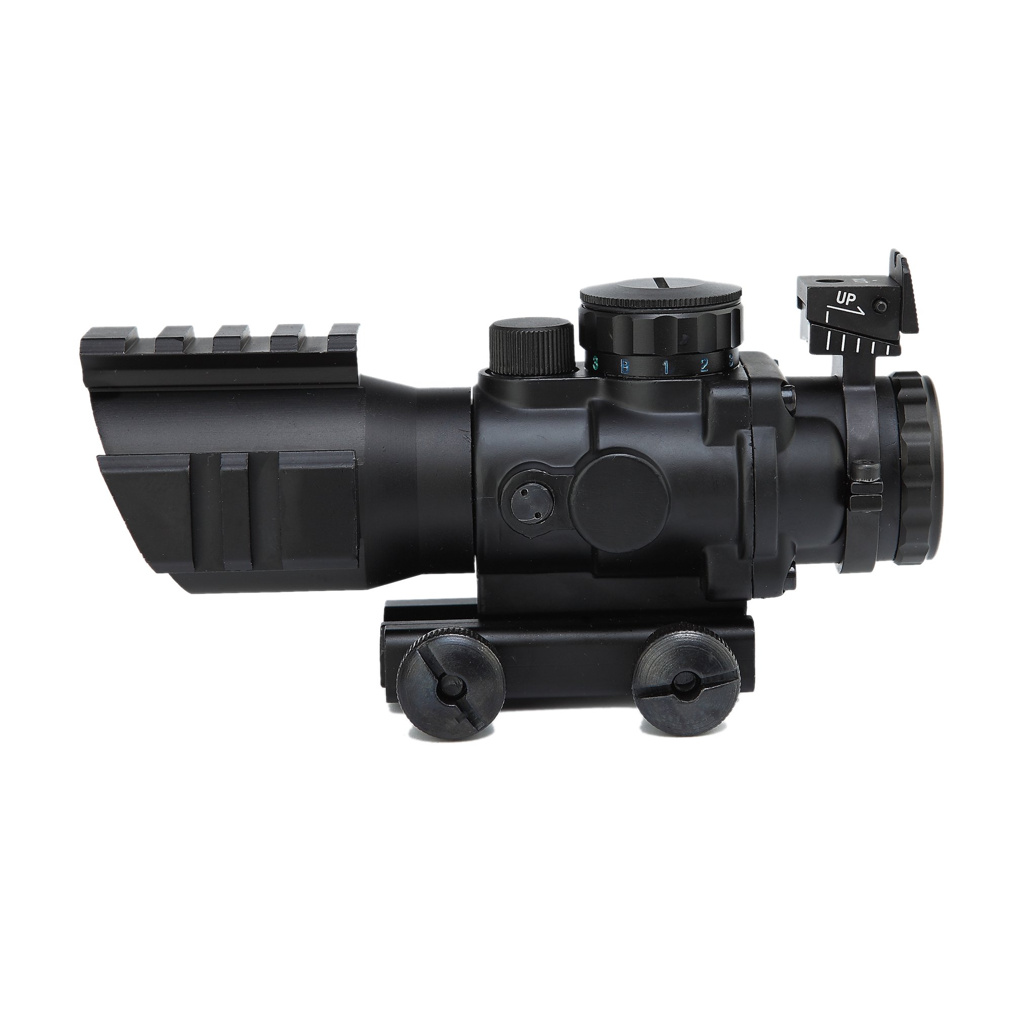 Lunette De Visée Tactique IRON JIA'S 1.5-4x30BE - Tri-Réticule Lumineux | Pour Airsoft Chasse