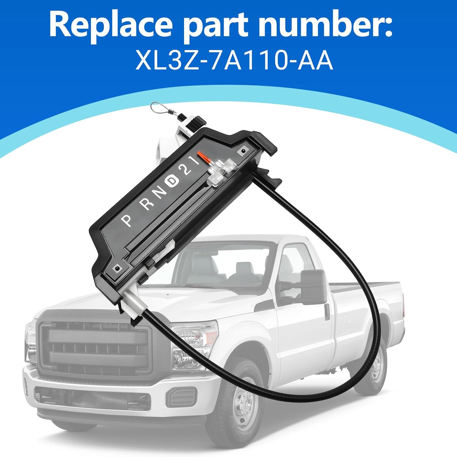 Gear Shift Indicator Cable Assembly Fits for 1999-2003 F250 Replace XL3Z-7A110-AA