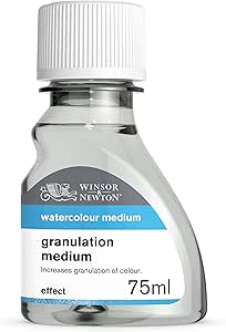 Winsor &amp; Newton Watercolor Medium, Granulation Medium, 75ml (2.5-oz) bottle