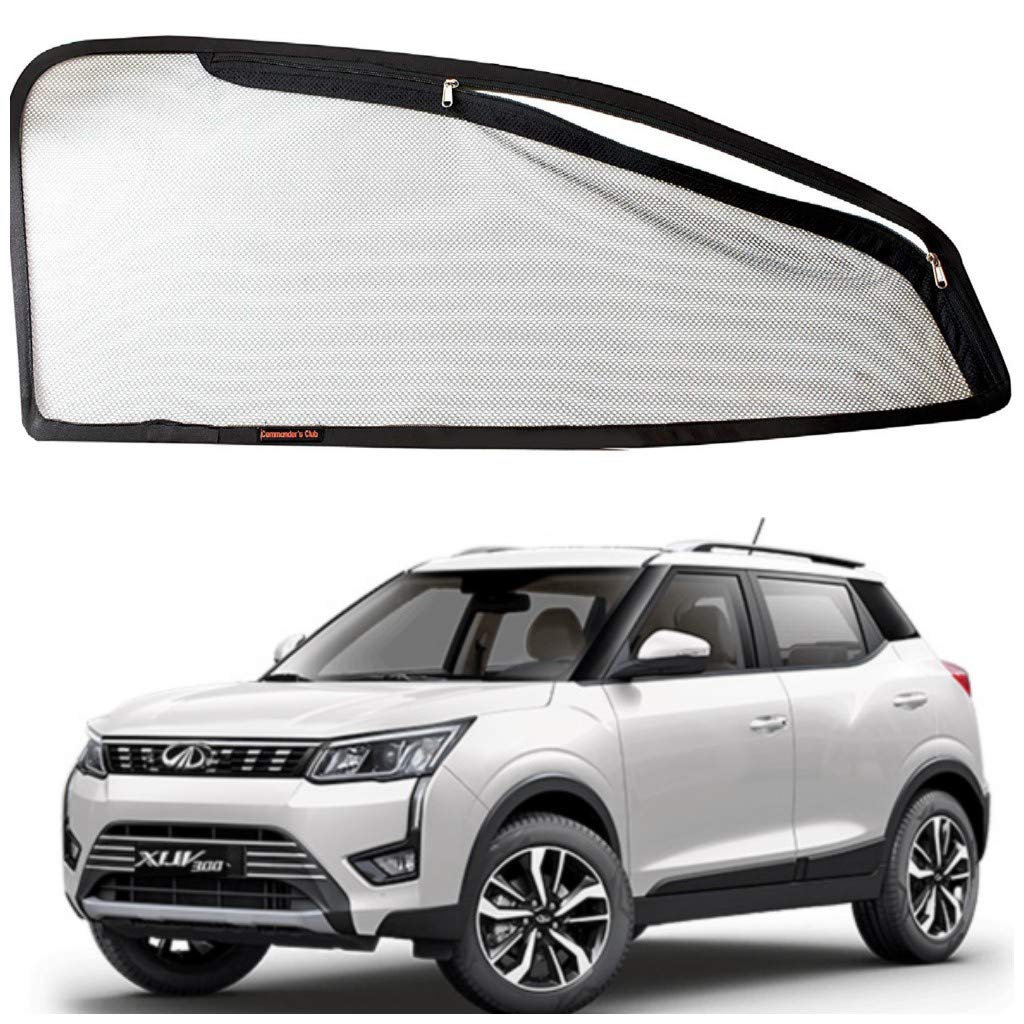 Commanders Club SunShades with Zipper for MahindraXUV300 (Set of 4 Pcs) Amazon.in