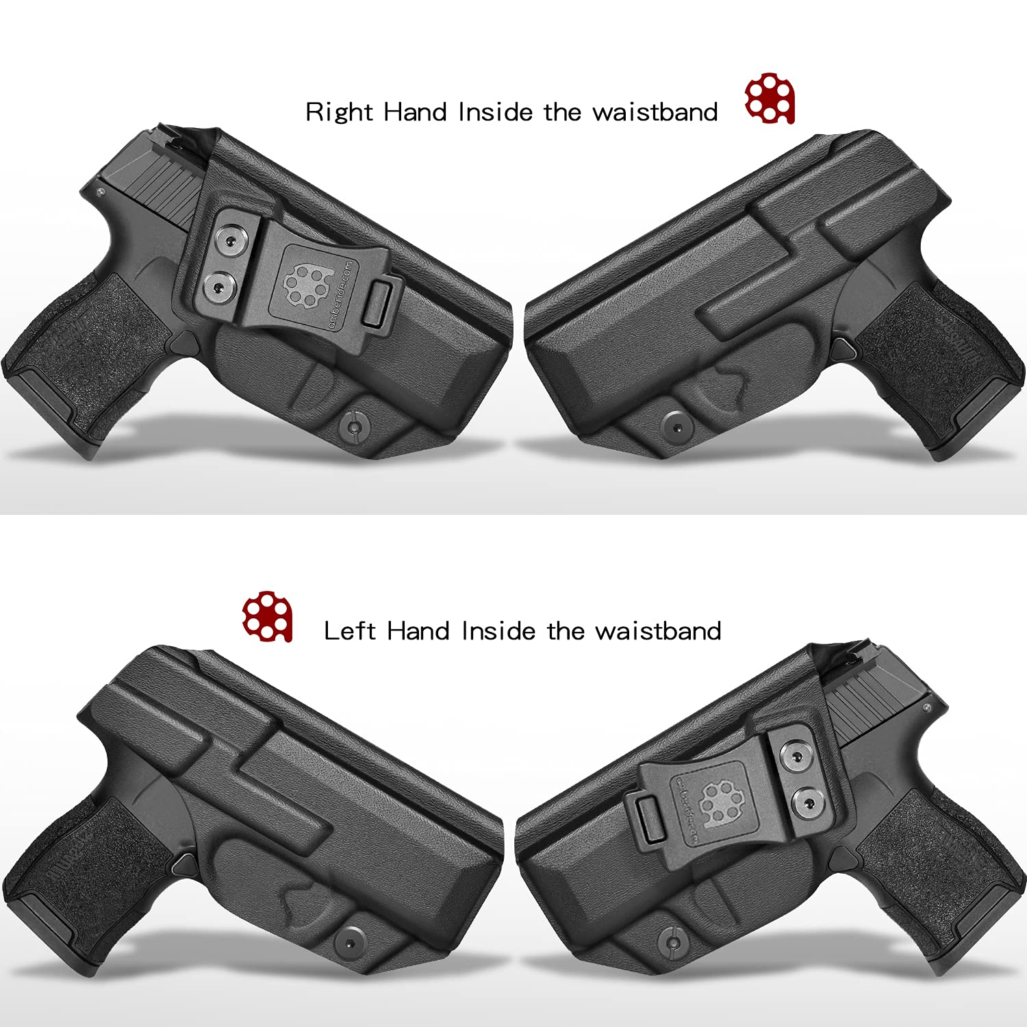 thumbnail image 2 of Tulster IWB Profile Kydex Holster In Right Hand Fits: Glock 19 / 19X / 23/25 / 32/44 / 45 | Inside The Waistband Appendix Concealed Carry 2 of 11