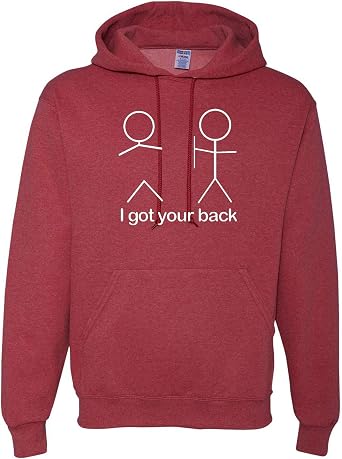 wild custom apparel I Got Your Back Funny Graphic Mens Hoodies