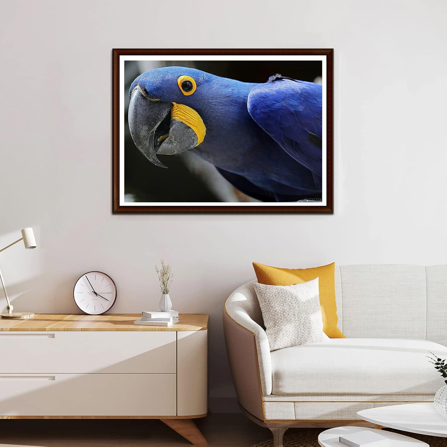 YEEIFFD Diamond Art Painting Kits Parrot 5D Diamond DIY Painting Full Drill Bird Embroidery Picture Painting with Diamonds Arts Crafts for Home Wall Decor 12x16 inch