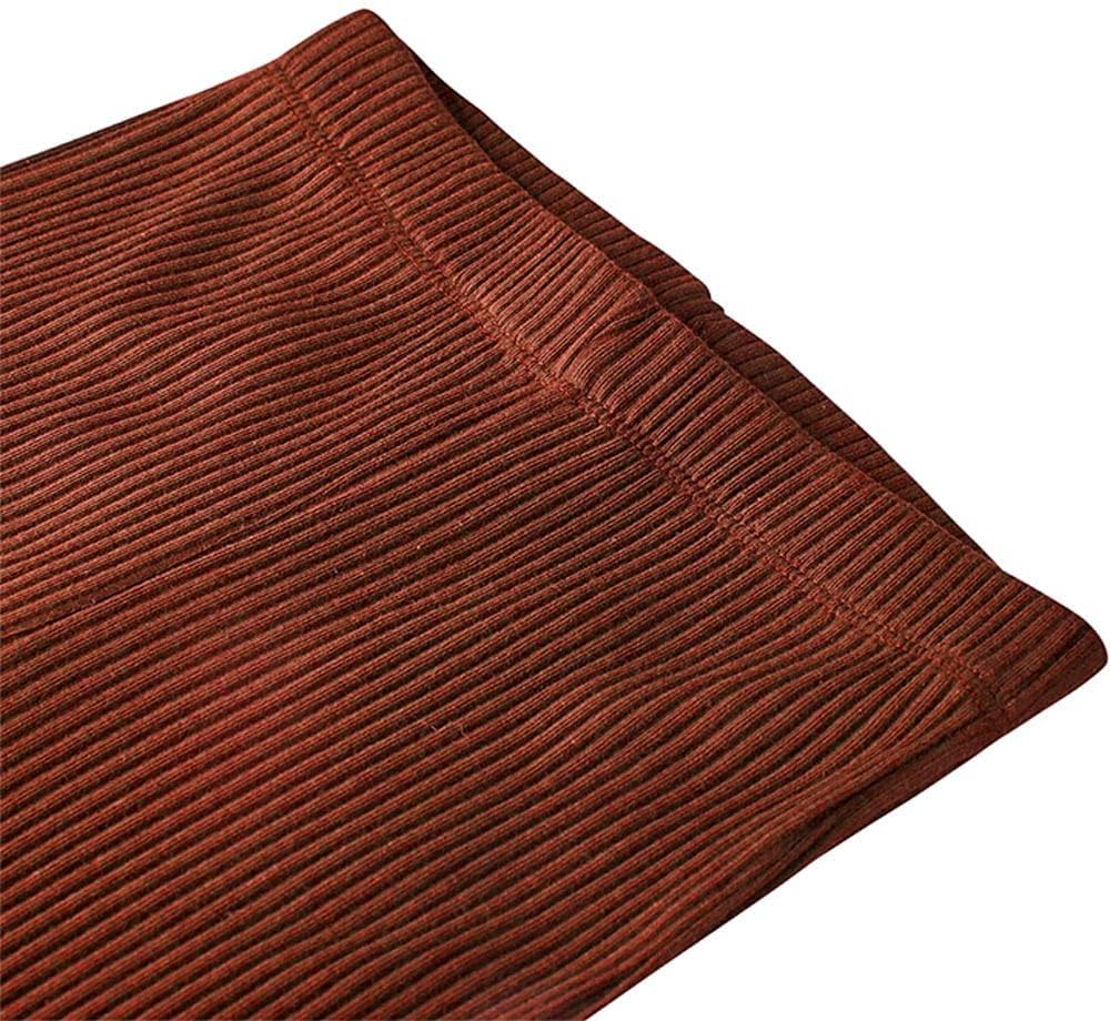 Noomelfish Girls Basic Ribbed Leggings Kids Cotton Kint Footless Full Length Tights Pants (2-14 Years) - Image 3