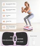 Mini Plateforme Vibrante avec Fonction de Chauffage, 6 Modes, Écran Tactile - 7