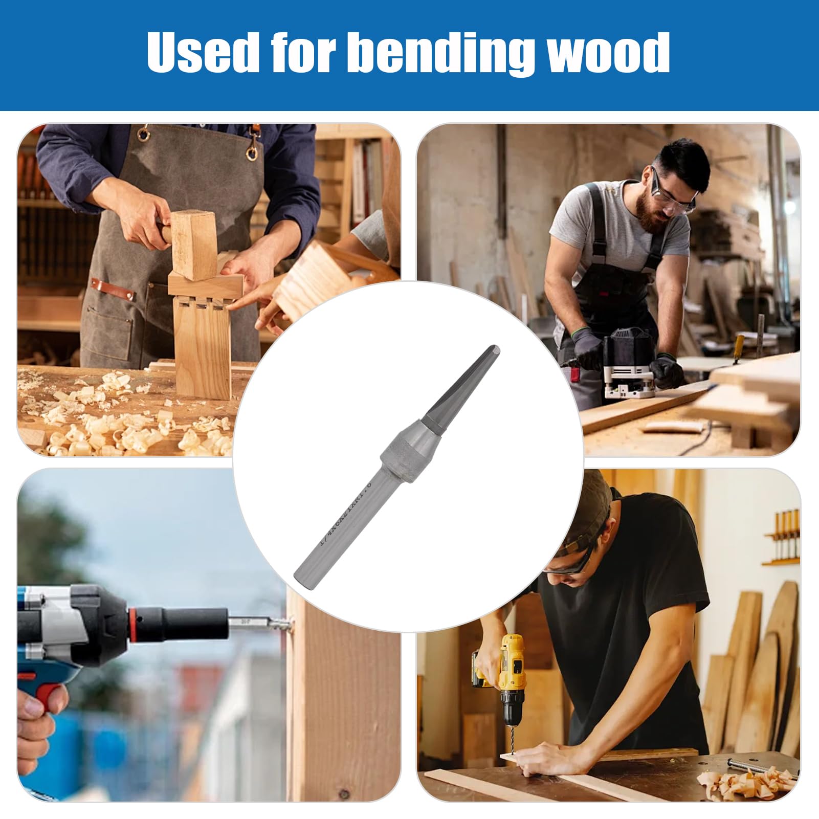 de fraisage – Fraise à 13 mm et 6 mm pour coupe affleurante | Fraise de précision à grande vitesse, fraise conique pour bois, stratifié, atelier de bricolage, fraisage à rainurer