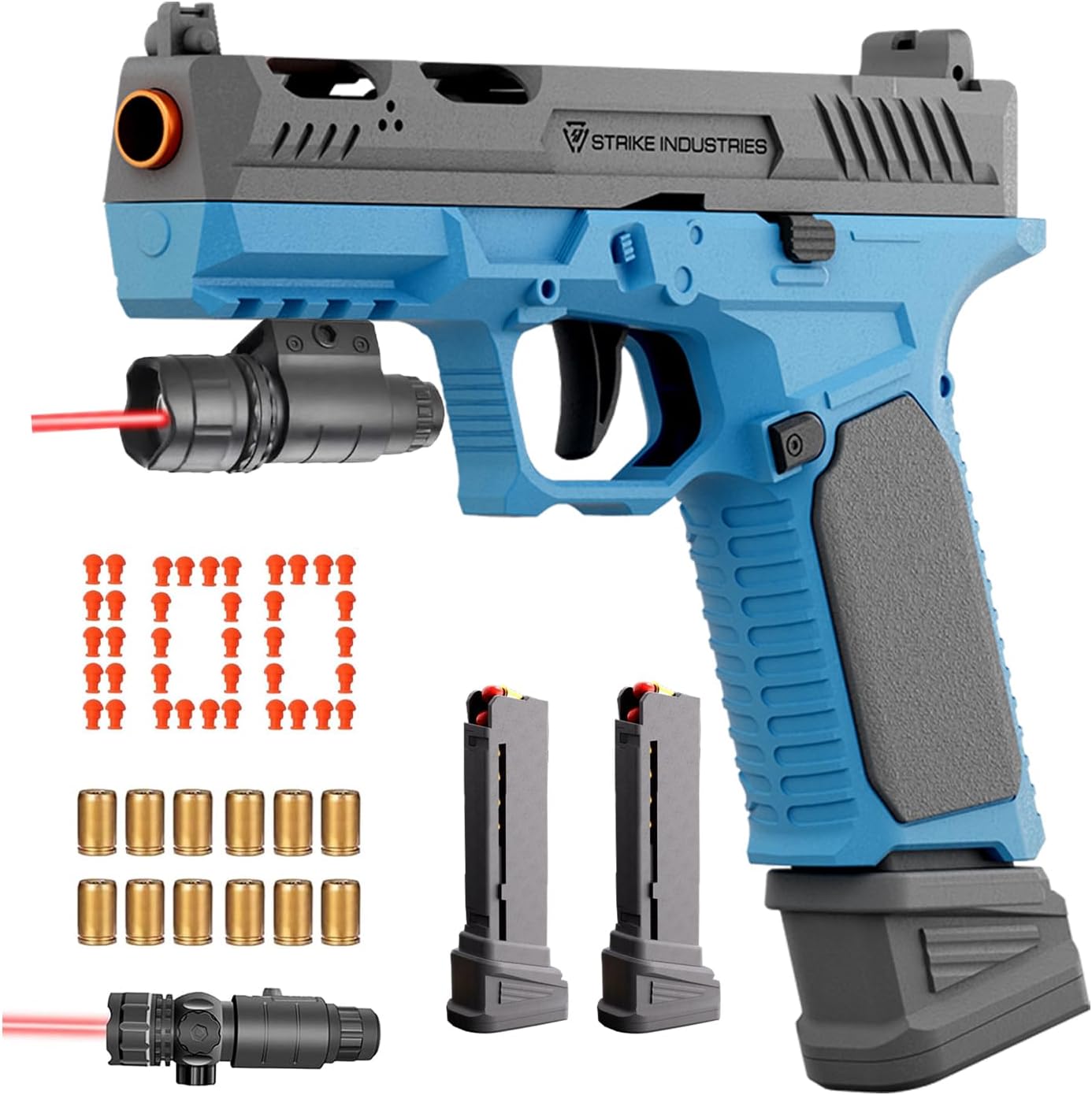 Toy Gun Toy Plastic Shell Ejecting Bullet Toy Gun with Bullet & Magazine, Fake Gun for Kids Educational Gadget Shooting Game, Toy Guns for Boys Outdoor Games