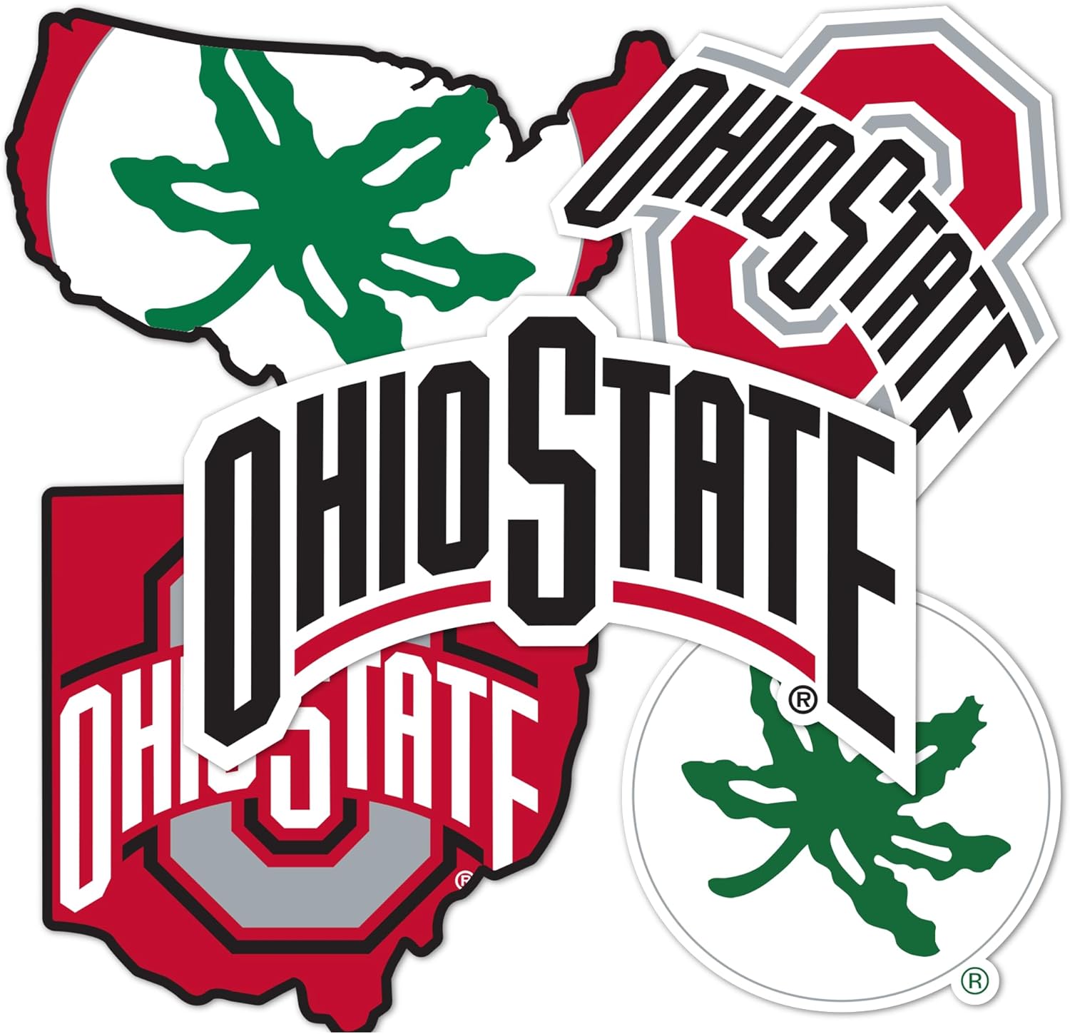 Desert Cactus The Ohio State University OSU Buckeyes Sticker Vinyl Decals Laptop Water Bottle Car T2 (Type 2-3)
