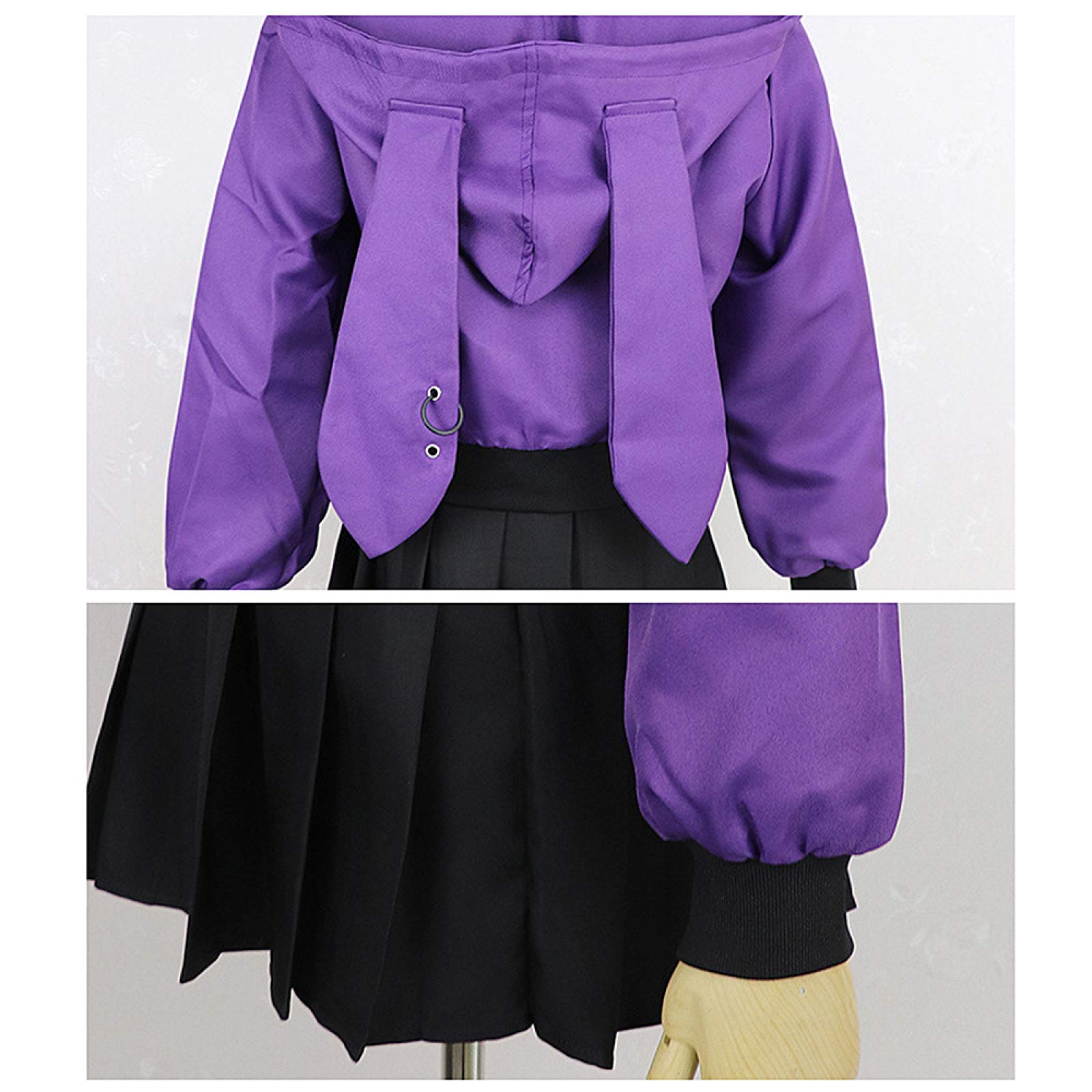 Charous Anime Schicksal Apokryphen Astolfo Cosplay Kostüm, Lila Sportbekleidung für Frauen Halloween Weihnachten Karneval Thema Party Cosplay Full Set
