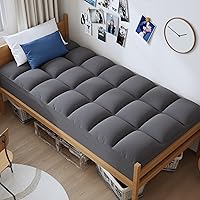 Vista 16 de ELEMUSE - Cubrecolchón King refrescante para dolor de espalda, extragrueso, suave con cubierta tipo almohada de felpa y esquinas elásticas