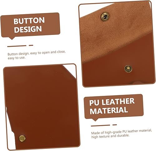 Miniatura 9 de DOITOOL Funda de cuero hacha de cuero de cuero herramienta de cuero cubierta de camping funda portátil hacha cubierta protectora suministro de cuero