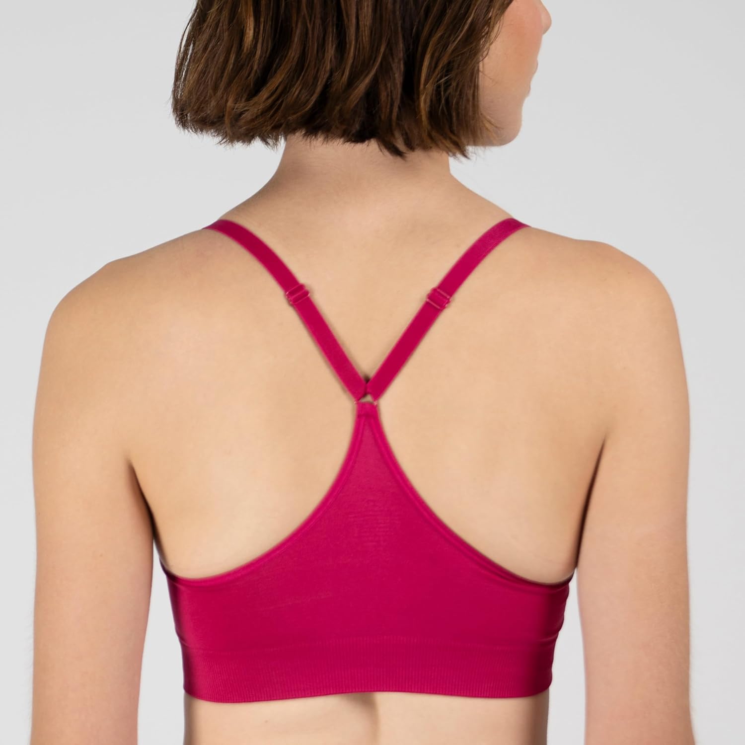 Ryka Women's Katharina Seamless Yoga Racerback Sports Bra, Sostén Deportivo, Removable Pads, 3 Pack - Image 5