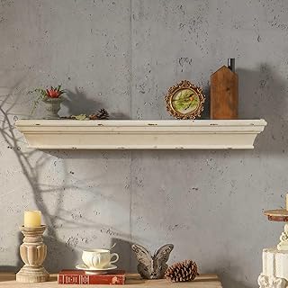 Vintage Floating Shelves for Wall, 36.3 Inch Rustic Wall Shelves, Solid ...