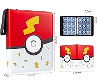 Vista 4 de Carpeta de tarjetas de 9 bolsillos para tarjetas, 900 bolsillos, carpeta de colección de juegos de cartas comerciales, carpeta de álbum