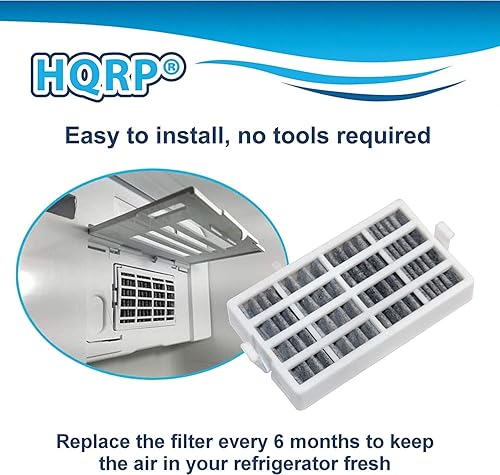 Miniatura 5 de HQRP Paquete de 2 filtros para refrigerador compatibles con Whirlpool WRF989SDA WRF990SLA W8CRNGMX WRF560SEY WRF560SFY WRF560SMY WRF736SDA WRF757SDE