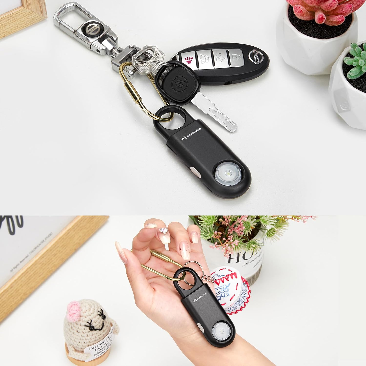 135dB Rechargeable Personal Alarm with Ultra Bright Flashlight image 3