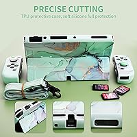 Vista 4 de FUNDIARY Funda de transporte para Nintendo Switch OLED, a prueba de golpes, bolsa de viaje portátil para accesorios con funda protectora de PC