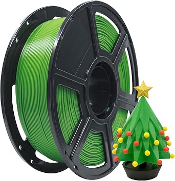 FLASHFORGE PLA Filament 1.75mm, 3D Printer Filament 1kg 2.2lbs Spool, Dimensional Accuracy +/- 0.02mm, 3D Printing Filament Easy to Use and Fits for Most FDM 3D Printers Green