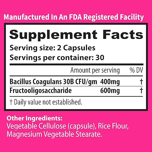 Miniatura 5 de Probiótico para mujeres, apoya la salud digestiva, el equilibrio del pH, la salud vaginal