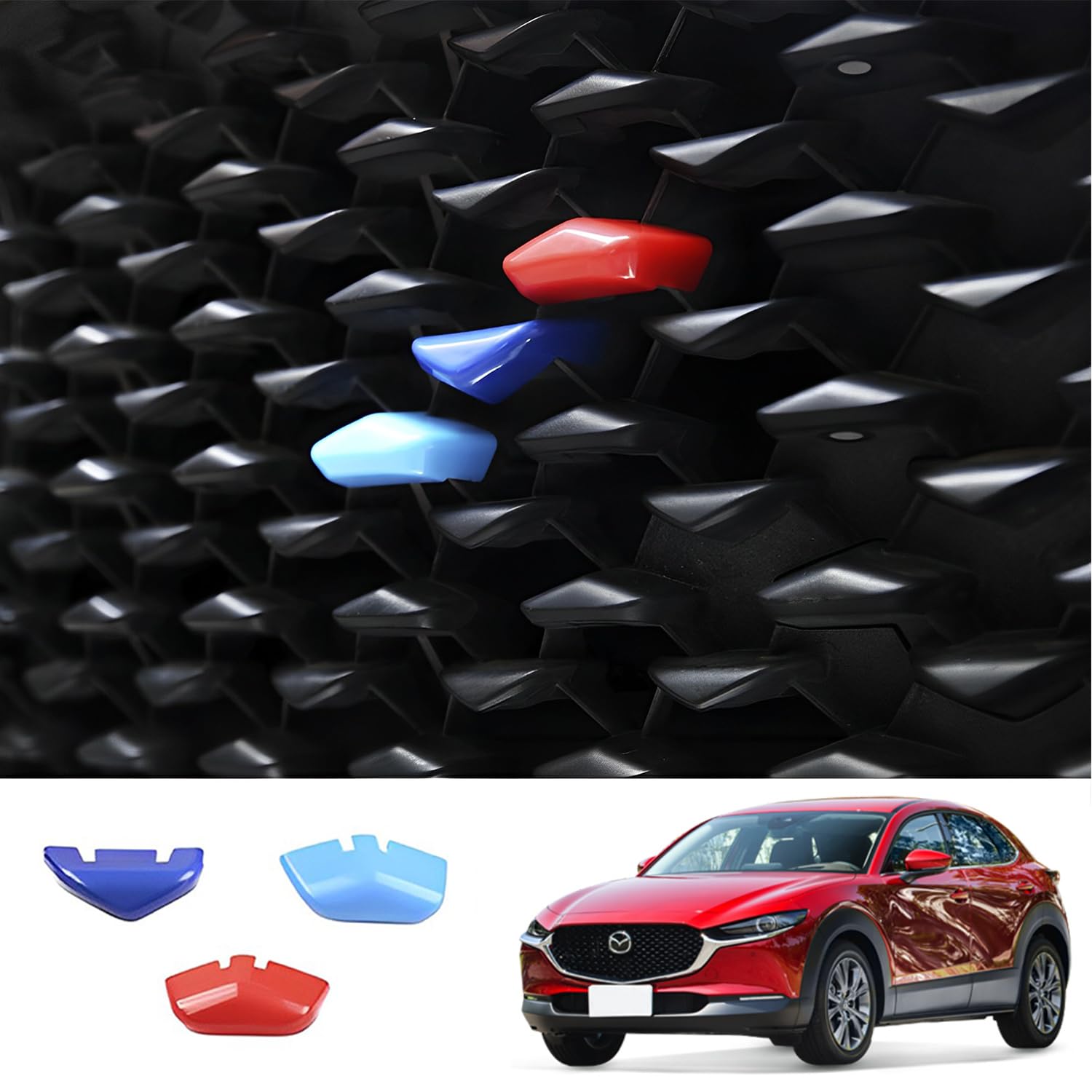 送料値下 MAZDA CX-30 未使用品 バーチカルグリル 9本ライン 結束