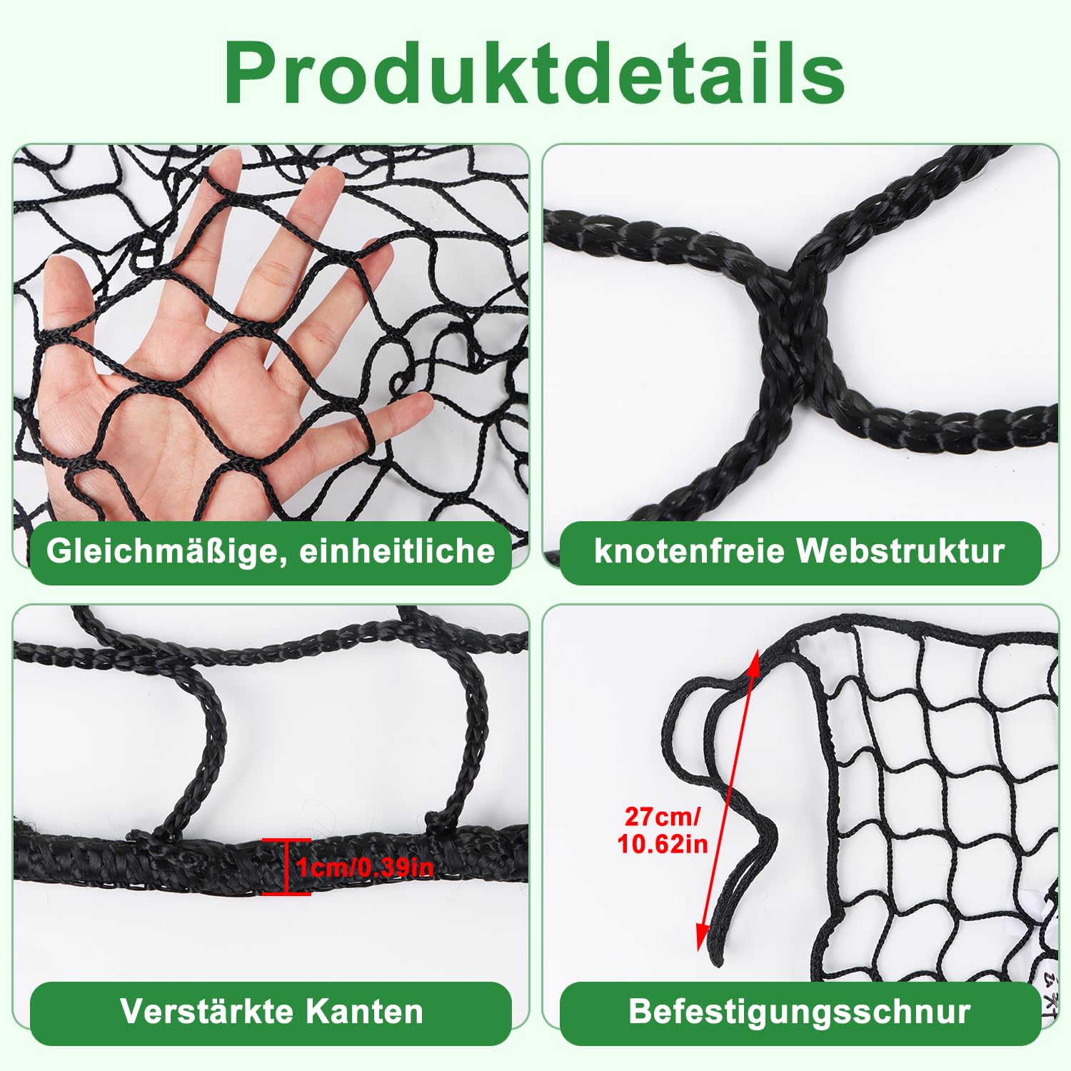 Schutznetze Kinder Sicherheitsnetz Rausfallschutz Hochbett Net 1.5x2 | Universal Balkon Schutz Kinder Schutznetz Polyester Knotenlo Fur Haustier Katzennetz Balkone Terrassen TreppeGeländer