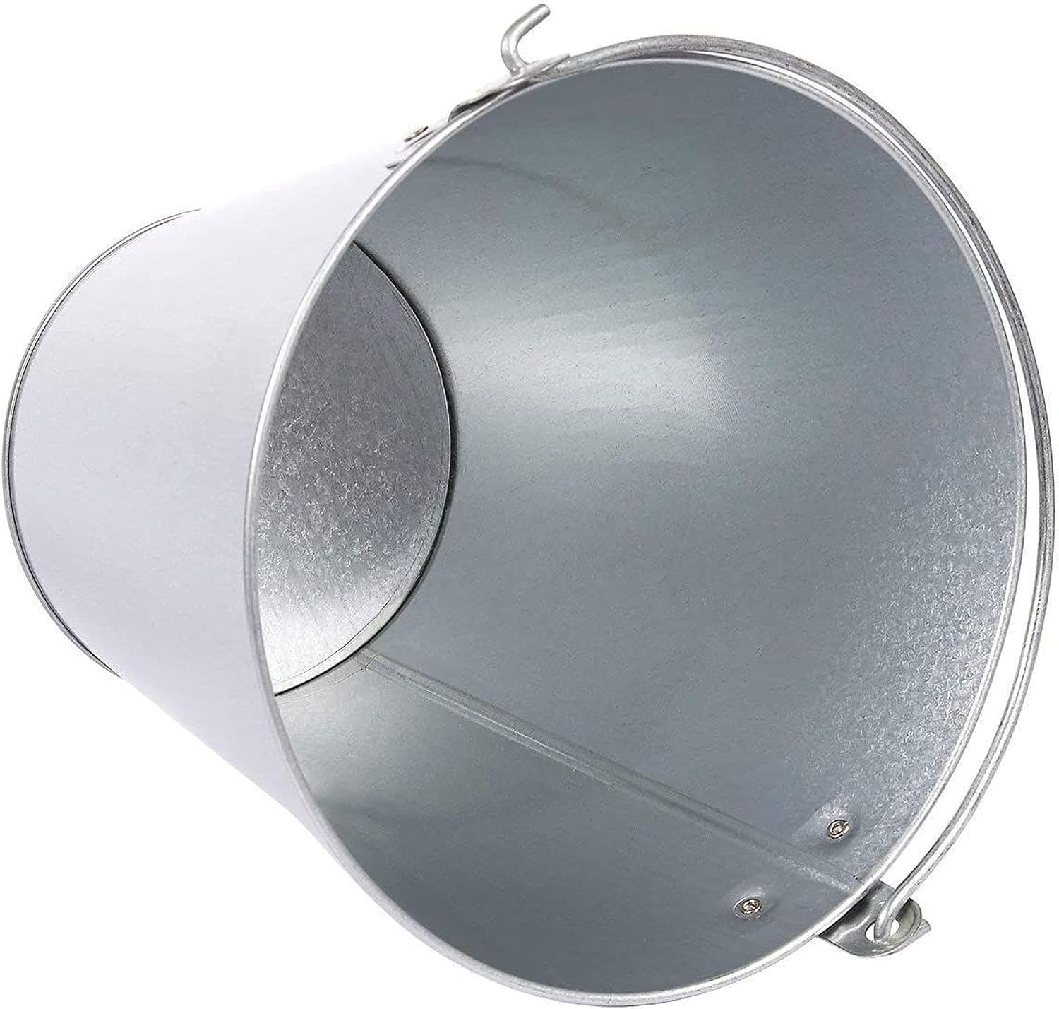 Limited Stock Juvale 3-Pack Galvanized Metal Ice Bucket Pails for Beer, Drinks, and Party Decorations, 7 Inches