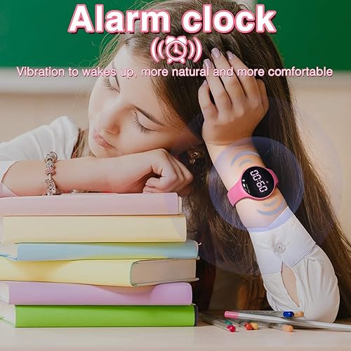 Miniatura 4 de Reloj de seguimiento de fitness LED sin Bluetooth, reloj podómetro digital, con recuento de pasosdistanciacaloríascronómetroreloj despertador, gran