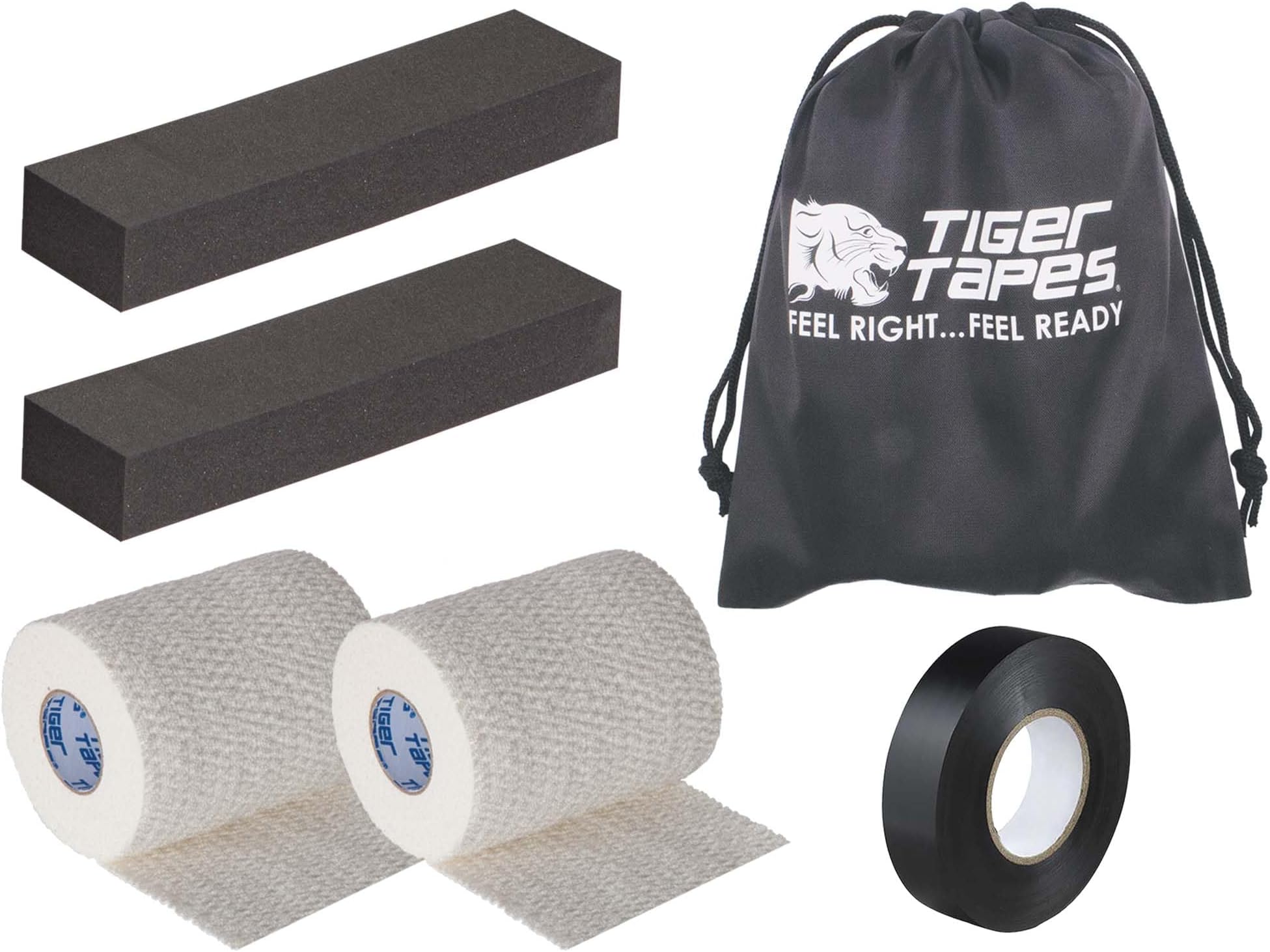 PHYSIQUE TIGERTAPES Rugby Lifting Kit - Rugby Lineout Lifting Tape, Lifting blocks, Eab Tear Tape, Maximum Support for Rugby Players NOW WITH A FREE DRAWSTRING BAG INCLUDED! (White)